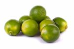 Green Limes Stock Photo