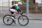 Cyclist Participating In The Velethon Cycling Event In Cardiff W Stock Photo