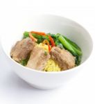 Noodles Pork Stock Photo