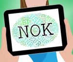 Nok Currency Represents Forex Trading And Exchange Stock Photo