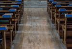 Church Pews Stock Photo