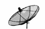 Sketch Satellite Dish Stock Photo