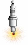 Spark Plug Stock Photo