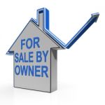 For Sale By Owner House Means No Representation By Agent Stock Photo