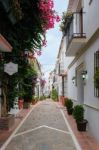 Marbella, Andalucia/spain - July 6 : Street Scene In Marbella Sp Stock Photo