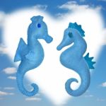 Seahorses Stock Photo