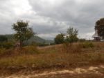 Mountain Panorama, Landscape And Buildings Stock Photo