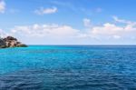 Small Island And Blue Sea At Mu Koh Similan Stock Photo