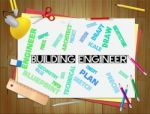 Building Engineer Indicates Housing Engineers And Engineering Stock Photo