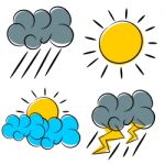 Weather Icon Illustration Stock Photo