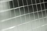 Metal Net Fence Background Stock Photo