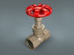 Gate Valve Stock Photo