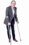 It Help's Me To Walk! Stock Photo