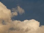 Clouds Of A Storm Over The City Float  Stock Photo