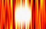 Vertical Orange Curtains With Light Glow Illustration Background Stock Photo