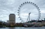 View Of The London Eye Stock Photo