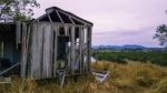 Abandoned Outback Farming Shed In Queensland Stock Photo