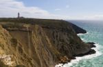 Lighthouse Of Cape Espichel Stock Photo