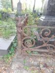 Crosses On Graves Cemetery And Fences  Stock Photo