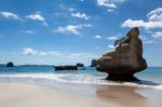 Cathedral Cove Coromandel Peninsula Stock Photo