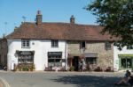 Alfriston, Sussex/uk - July 23 : View Of A Row Of Shops At Alfri Stock Photo