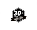 Thirty Year Anniversary Badge Stock Photo