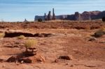 Scenic View Of Monument Valley Utah Usa Stock Photo