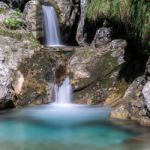 Pool Of Horses At Val Vertova Lombardy Near Bergamo In Italy Stock Photo