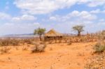 Rural Landscape In Ethiopia Stock Photo