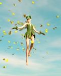 3d Rendering Of A Fairy Flying On The Sky Stock Photo