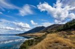 Lake Hawea Stock Photo