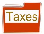 Taxes File Represents Excise Irs And Organization Stock Photo