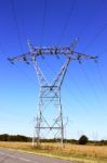 Electric Pylon Stock Photo