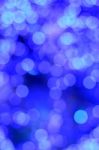 Blue Bokeh Stock Photo