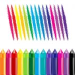 Colorful Crayons Stock Photo