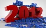 New Year 2012 Stock Photo