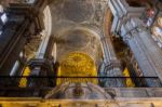 Interior View Of The Cathedral Of The Incarnation In Malaga Stock Photo