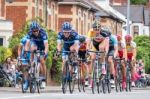 Cyclists Participating In The Velethon Cycling Event In Cardiff Stock Photo