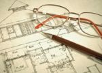 Blueprint With Specs Stock Photo