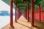 Gyeongbokgung Palace In Seoul, Korea Stock Photo