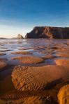 Beautiful Beach In Sagres Stock Photo