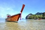 Long Tail Boat Stock Photo