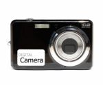 Black Digital Camera Stock Photo