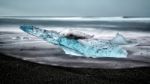 View Of Jokulsarlon Beach Stock Photo