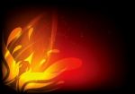 Phoenix In Fire Background Stock Photo