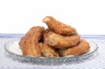 Portuguese Farturas Sweet Fried Dough Stock Photo