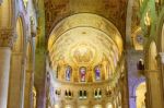 The Basilica Of Sainte Anne De Beaupre In Quebec, Canada Stock Photo