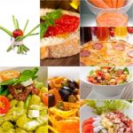 Healthy Vegetarian Vegan Food Collage Stock Photo