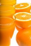 Fresh Orange Juice Stock Photo