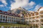 Caraiman Monastery In Busteni Mountains In Romania Stock Photo